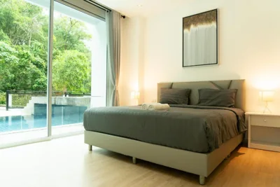 Appartement met één slaapkamer en uitzicht op het zwembad — Grand Kamala Falls